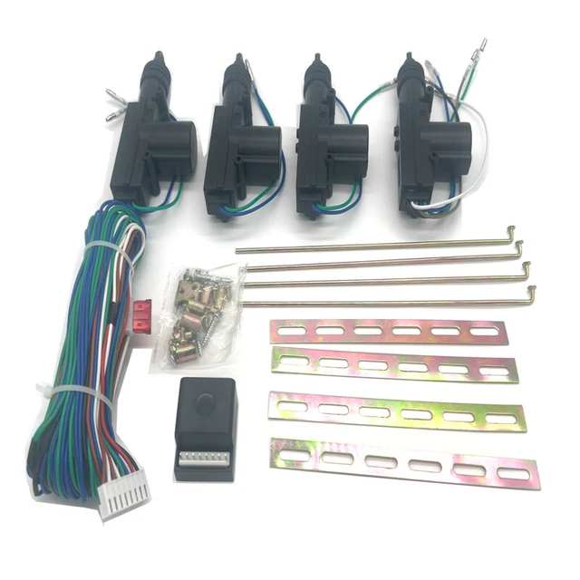 12V Universal 4 Door Car Central Door Lock Locking Keyless Entry System 1Set