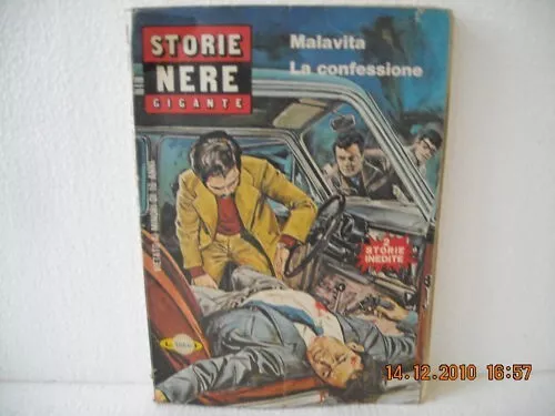 FUMETTO GIGANTE "STORIE NERE" CON 2 STORIE n 6 ANNO 1978