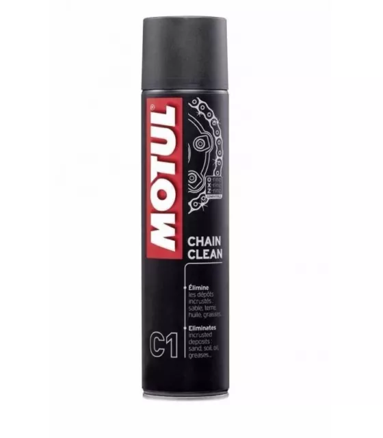 Motul C1 Chlorine-Free Chain Clean Cleaner 400ml Spray Can