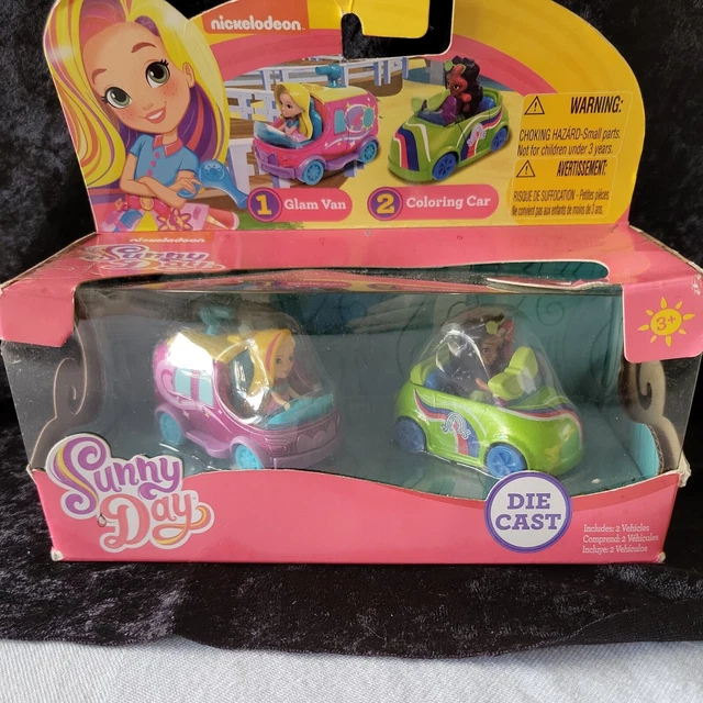 Sunny Day Glam Van  Coloring Car Set Of Two Nickelodeon Die Cast  Style Files