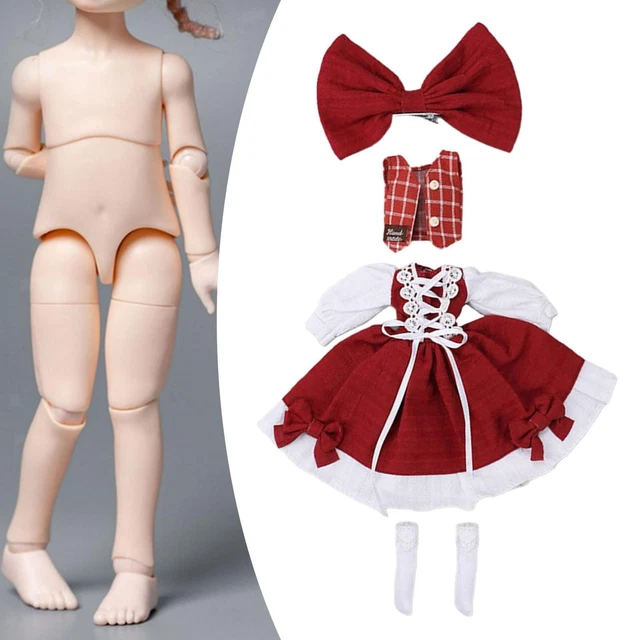 Simpatico Set Di Vestiti Per Bambole 1:6 Bambola Per Ragazza Con Accessori Per