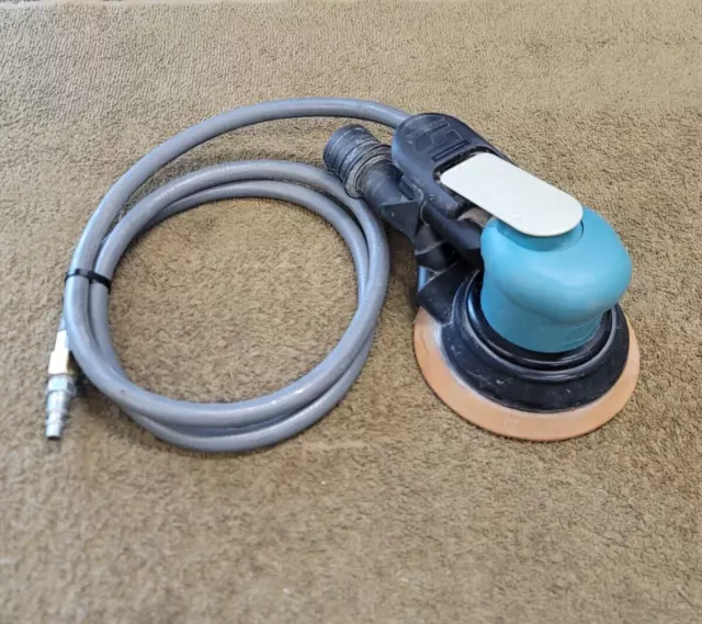 Dynabrade Air Pneumatic 5" Random Orbital Palm Vacuum Sander 59024 12,000 Rpm