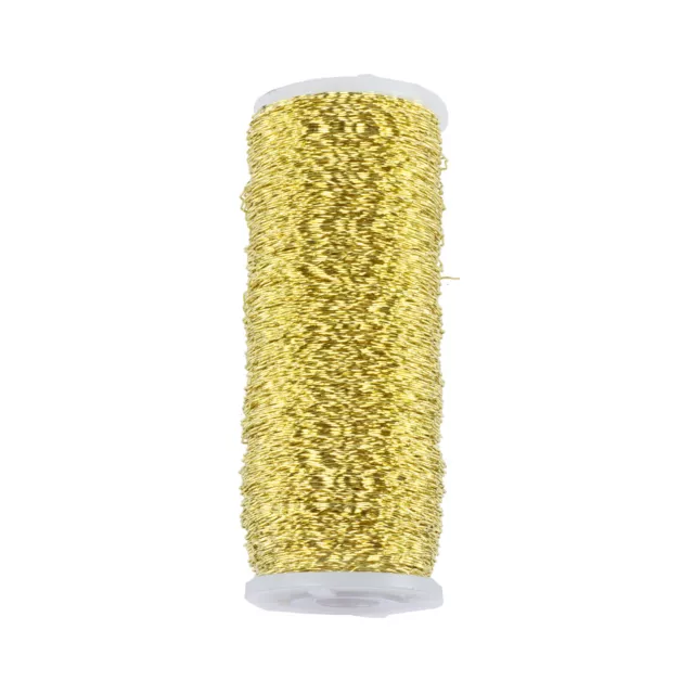 Bouilloneffektdraht - 0,3 mm x 140 m - 100 g - gold