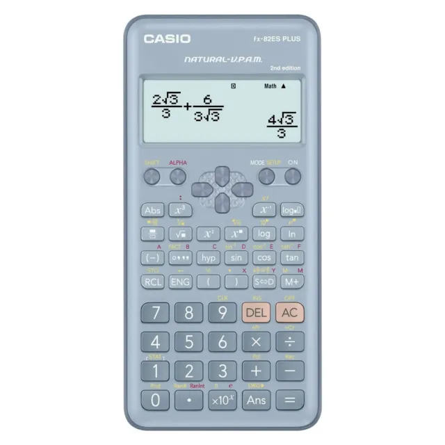 Calculadora científica no programable Casio FX-82ES Plus azul segunda generación