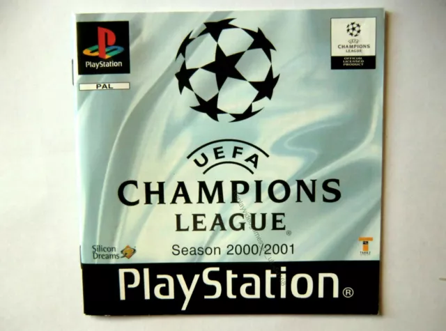 54168 Instruction Booklet - UEFA Champions Leage 2000/2001 - Sony PS1 Playstatio