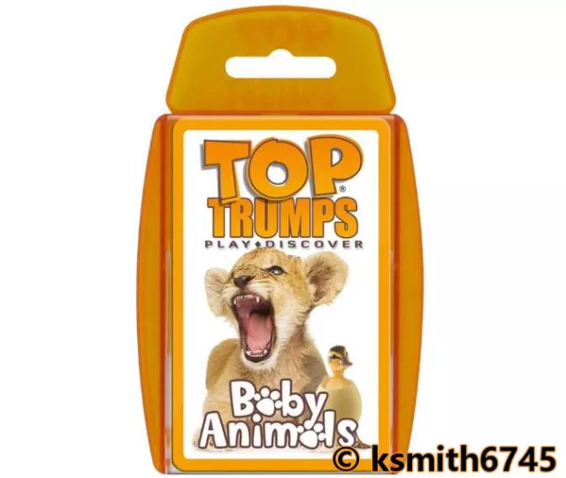 Top Trumps ANIMALES BEBÉS juegos de cartas animales datos juego * NUEVO 🙂