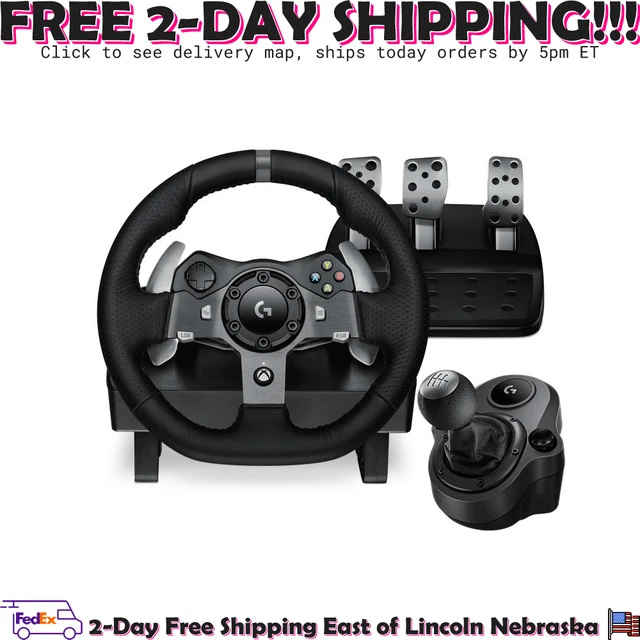 LOGITECH G920 DRIVING Force Racing Wheel + Logitech G Driving Force ...