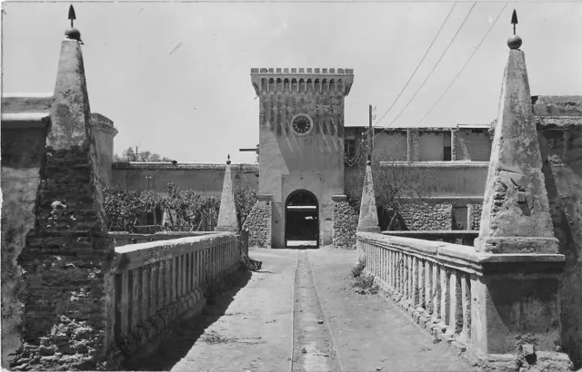 CPA MAROC CARTE PHOTO FEZ LA MAKINA OU L'ANCIENNE FABRIQUE DE MUNITIONS (verso