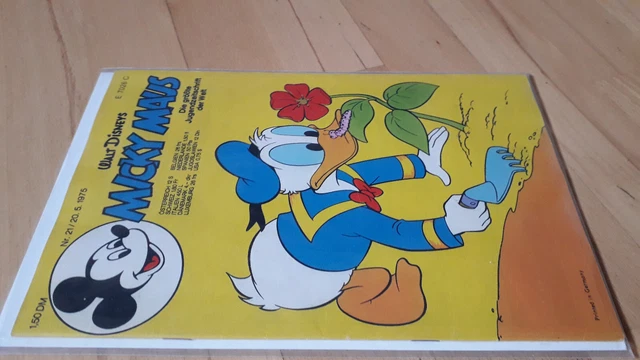Walt Disneys Micky Maus Nr.21 vom 20.5.1975 - TOP Z0-1 Variante 2: Comicteil 2