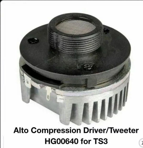 Genuine Alto TS308 Tweeter HG00640 HF Driver Complete  ALTO TS3 TWEETER