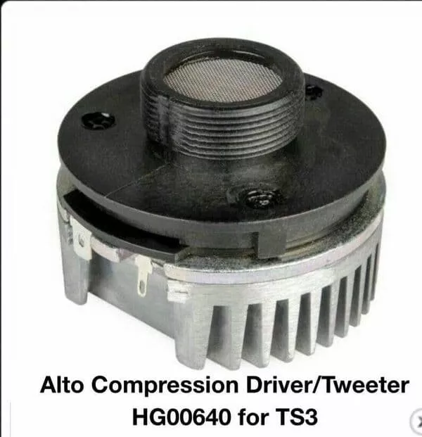 Genuine Alto TS310 Tweeter HG00640 HF Driver Complete  ALTO TS3 TWEETER