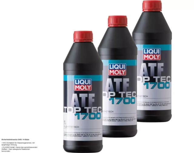 LIQUI MOLY Top Tec Atf 1700 3L Huile pour Boîte à Vitesse Automatique Является