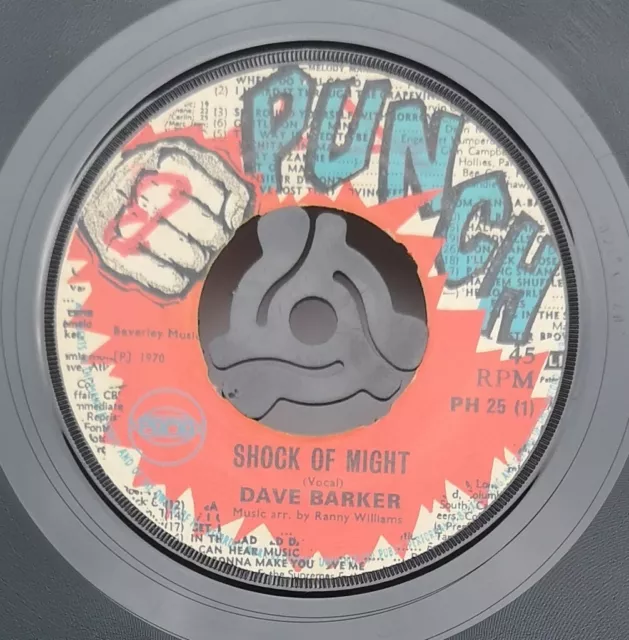 SET ME FREE / SHOCKS OF MIGHTY -DAVE BARKER & THE UPSETTERS (Orig UK 1970 PUNCH)