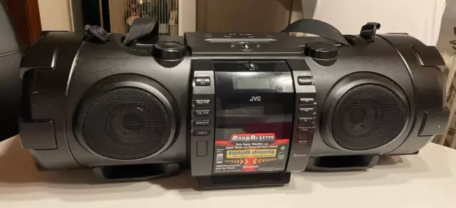 JVC RV-NB 75B Ghettoblaster Boombox , mit Bluetooth , CD , USB , Apple Lightning