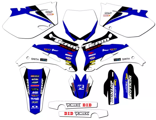 2008-2009 Yamaha YZ 250F 450F Graphique Kit Stickers 250 450 F Déco YZ250F