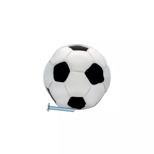 5 Pack Team Collection Soccer Sport Cabinet Hardware Drawer Door Knob 1-1/4"