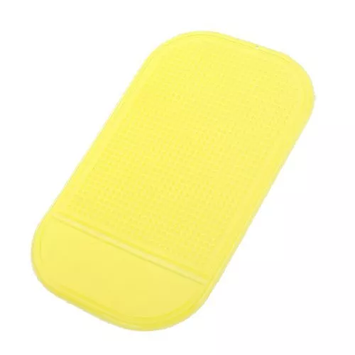 Anti-Slip Car Dashboard Sticky Pad GPS Mobile Phone Holder NonSlip Mat-Yellow