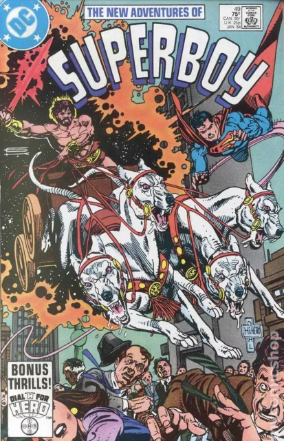 New Adventures of Superboy #49 VF 1984 Stock Image