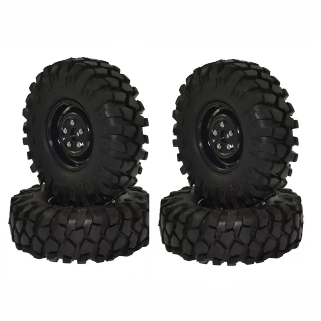 96/108mm Tyre RC 1/10 Off-Road Climbing Car Beach Rock Crawler Tires Wheels Rim