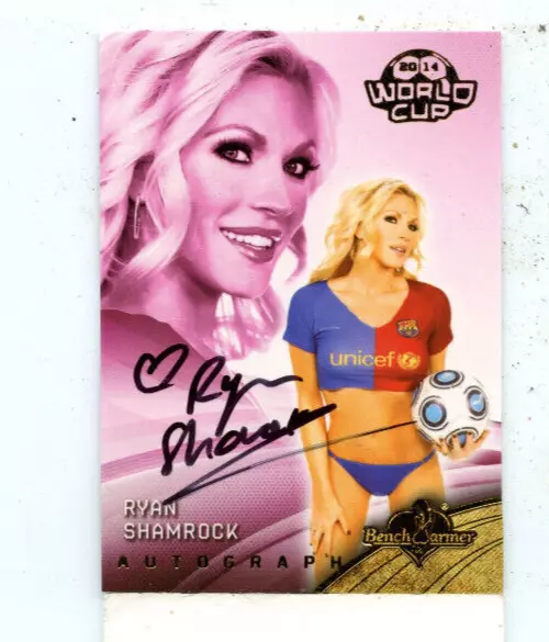 RYAN SHAMROCK 2014 BENCHWARMER World Cup On Card Auto Auotgraph Bench Warmer