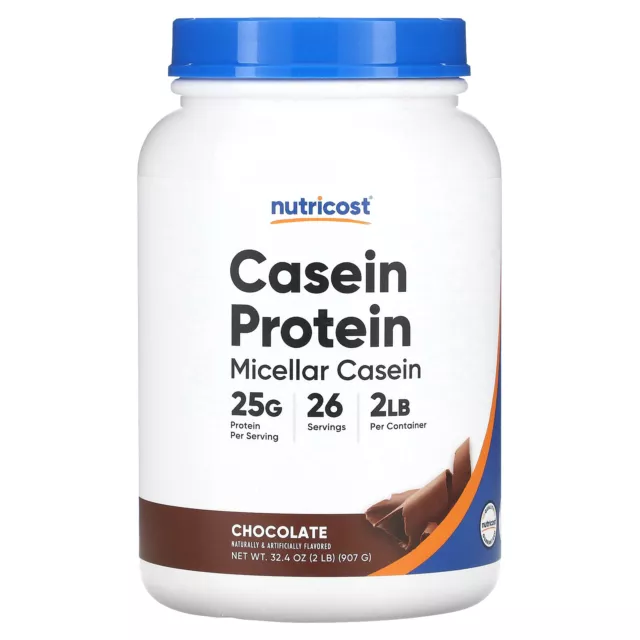 Casein Protein, Chocolate, 2 lb (907 g)