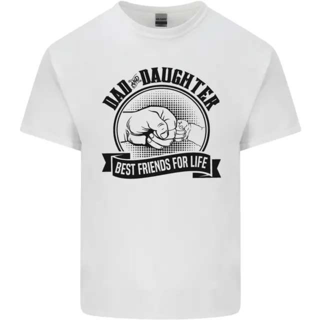 T-shirt top papà & figlia Best Friends festa del papà da uomo cotone