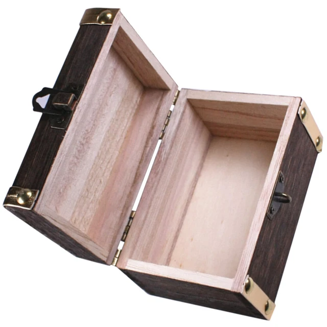 6 Stück Holzkisten Klein - Schmuckkästchen Aus Kiefer Zum Bemalen & DIY