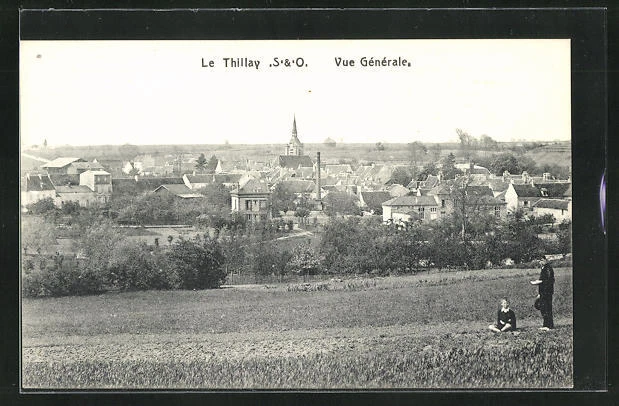 CPA Le Thillay, Vue Gènèrale