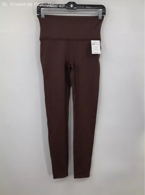 SPANX NEW WITH Tag Womens Faux Leather Brown Smooth Shape Sculpt Leggings  Size M £40.46 - PicClick UK