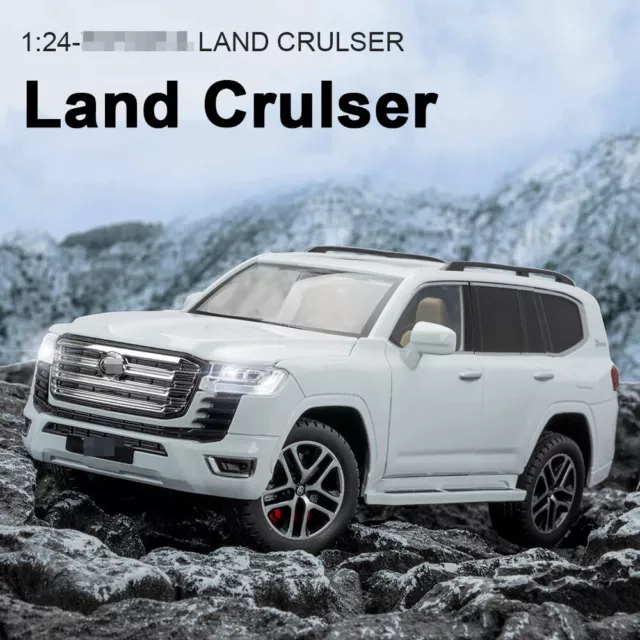 1:24 Toyota Land Crulser LC300 Suv Car Model Toy Alloy Diecast Off-road Vehicle