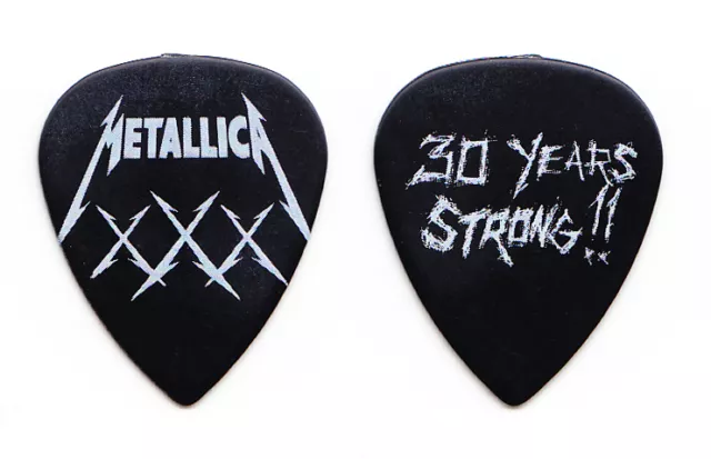 Metallica Fillmore 30 Years Strong!! Black XXX Guitar Pick #2 - 2011 Tour