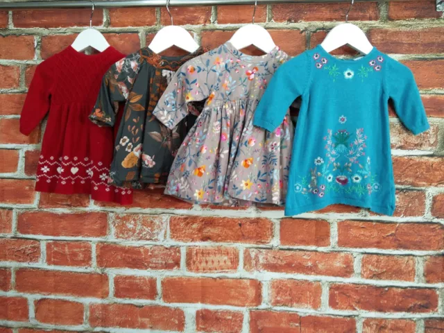 Baby Girl Bundle Aged 0-3 Months Next Mothercare Dresses Winter Jumper 62Cm