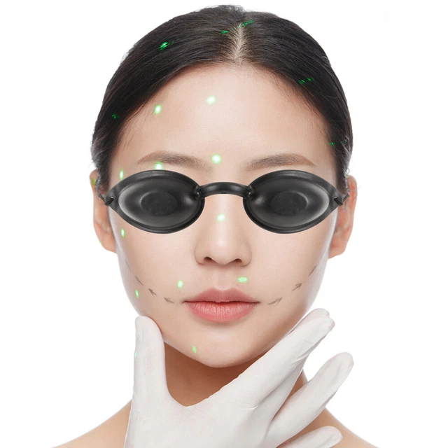 Gafas bronceadoras para ojos protección UV protección ocular sombra máquina para el cuidado de la piel