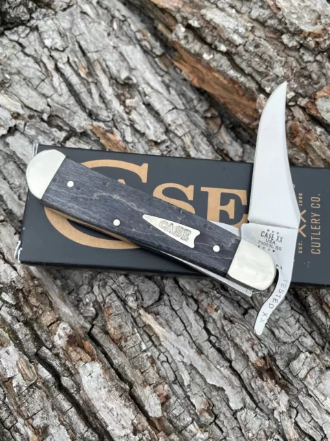 Case Xx * 2023 Gray Birdseye Maple Wood Russlock Knife Knives