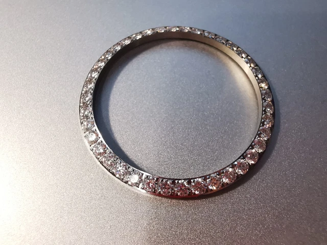 rolex moissanite bezel