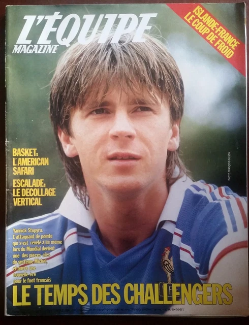 France Football 22/7/1986 – Stopyra, Zaki, Brésil, Féminines, PSG, Vujovic