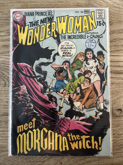 DC Comics Wonder Woman #186 1970 Bronze Age 1st Morgana The Witch