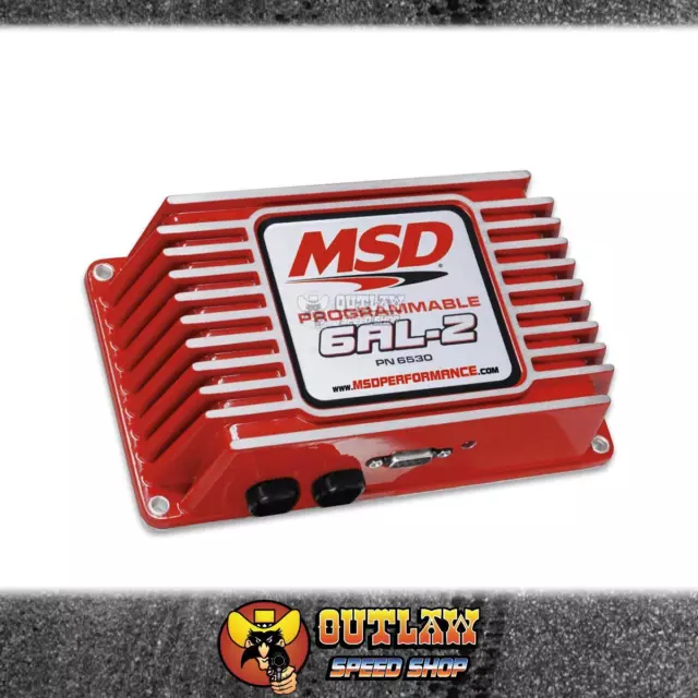 Msd Digital 6Al-2 Igniton Multi Spark Fully Computer Programmable Red - Msd6530