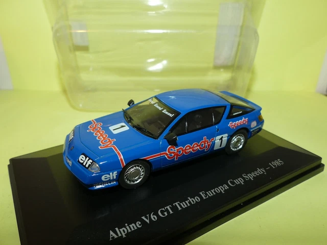 Miniature Alpine V6 Turbo Europa Cup 1986 - 1/43 Norev - Zamak Neuf