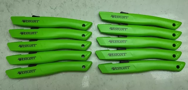 10 Pack Westcott Safety Cutter Ceramic Blade Box Cutter Opener Knife 17326