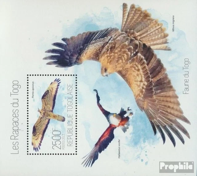 Briefmarken Togo  Mi Block 875 postfrisch Vögel