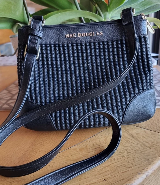 Petit sac à main femme bandoulière Mac Douglas noir 24cm x 19 cm