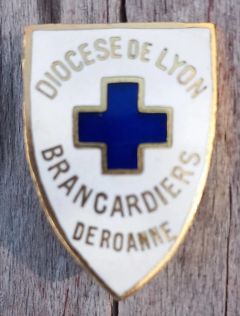 Broche antique en forme de clé en or et argent