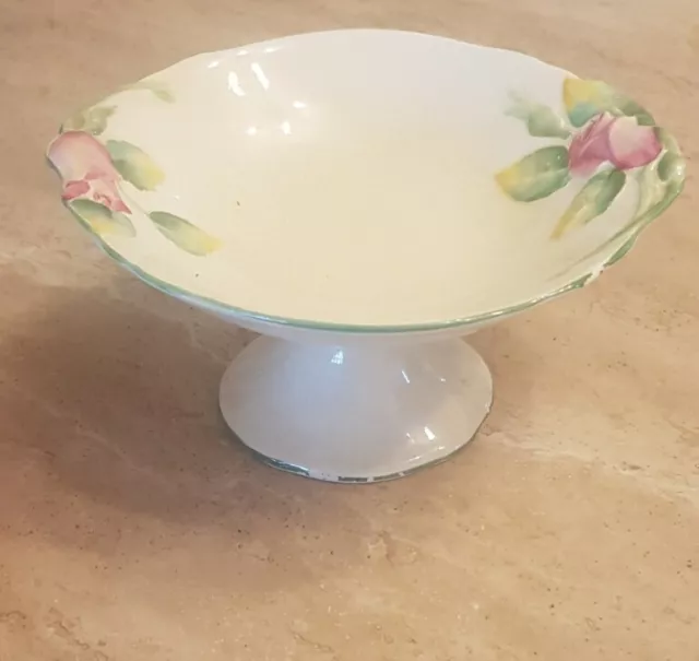 Royal Winton Grimwades Vintage China Small Rosebud Comport/Footed Serving Bowl