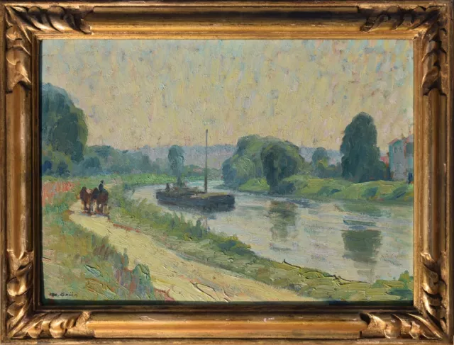 Maurice GRÜN (1869-1947) French Impressionist period Oil Painting