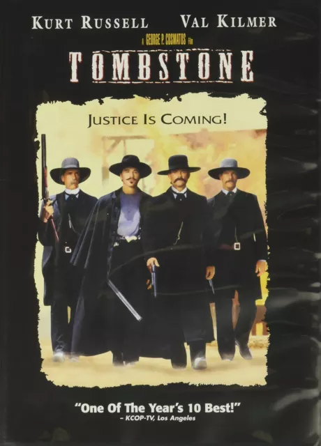 Tombstone (DVD) Kurt Russell Val Kilmer Sam Elliott Bill Paxton Powers Boothe