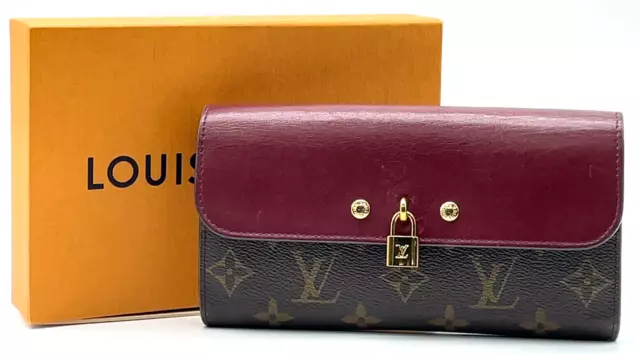 AUTH Louis Vuitton Monogram Venus Bold M61835 Long Wallet W/Box SKS1477