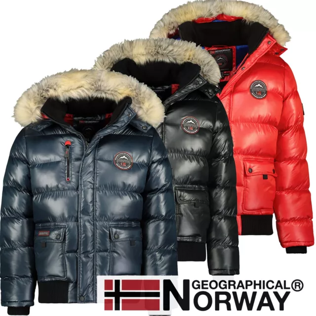 Geographical Norway Herren Winter Jacke Steppjacke Parka Outdoor Mantel S - 3XL