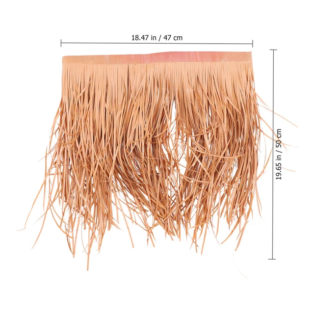 Luau Straw Skirt Luau Table Skirt Hawaiian Hula Wreath Decor Dress 7