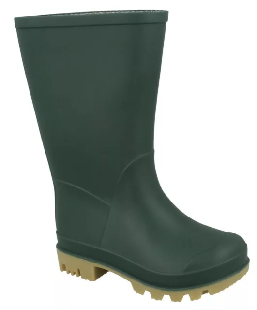 Childrens Wellies Wellington Boots Boys Girls Waterproof Pull On Rain Snow Boots